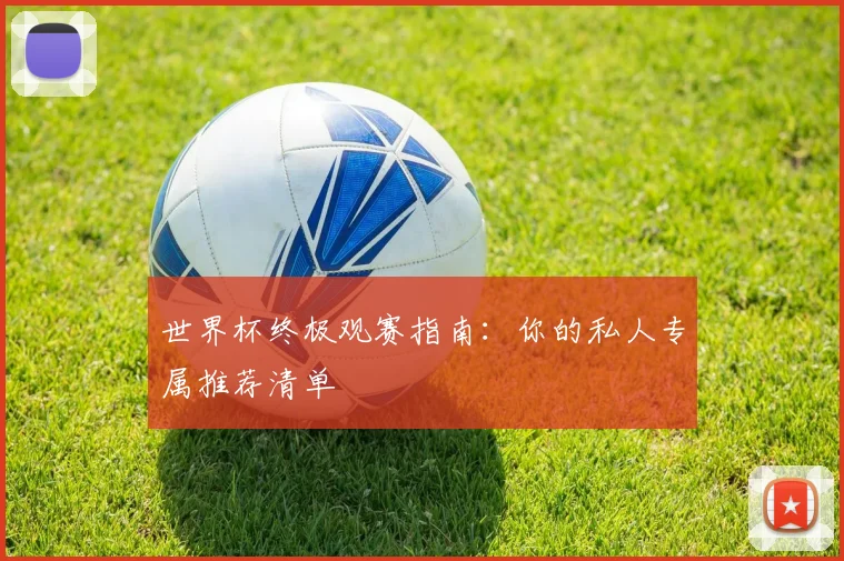 世界杯终极观赛指南:你的私人专属推荐清单