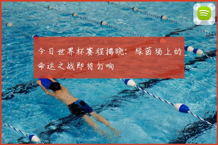 今日世界杯赛程揭晓：绿茵场上的命运之战即将打响